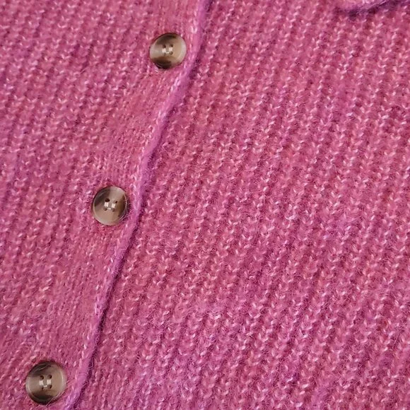 Zara Girls Outfit Pink Shimmer Cardigan & Houndstooth Skort Set Size 4 NWT - Picture 4 of 5